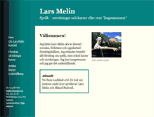 Tablet Screenshot of larsmelin.se